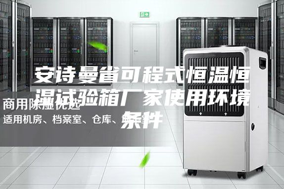 安诗曼省可程式恒温恒湿试验箱厂家使用环境条件