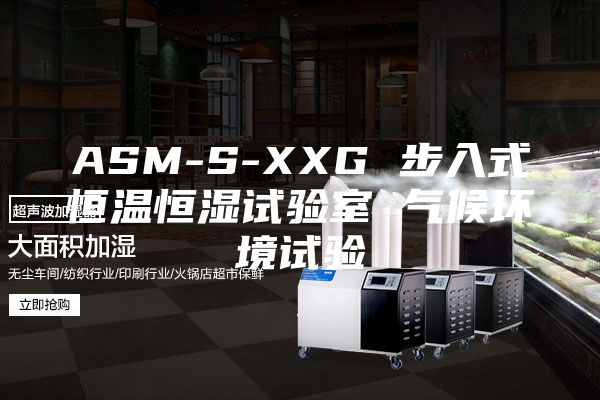 ASM-S-XXG 步入式恒温恒湿试验室 气候环境试验
