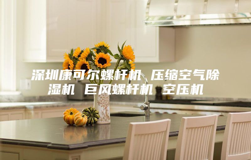 深圳康可尔螺杆机 压缩空气除湿机 巨风螺杆机 空压机