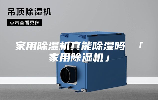 家用除湿机真能除湿吗 「家用除湿机」