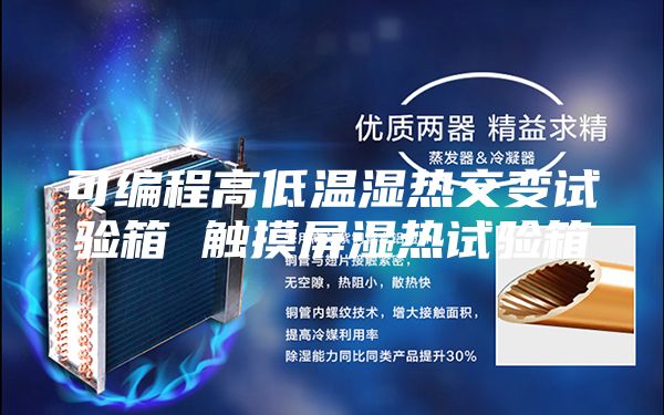 可编程高低温湿热交变试验箱 触摸屏湿热试验箱