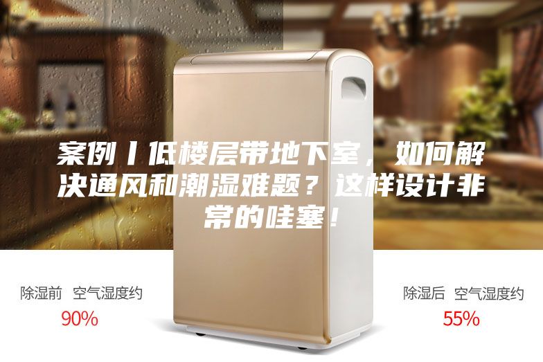 案例丨低楼层带地下室,如何解决通风和潮湿难题?这样设计非常的哇塞!