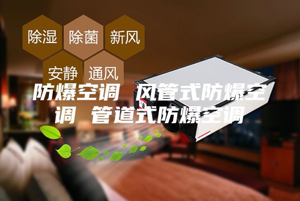 防爆空调 风管式防爆空调 管道式防爆空调