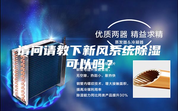 请问请教下新风系统除湿可以吗?
