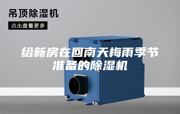 给新房在回南天梅雨季节准备的除湿机