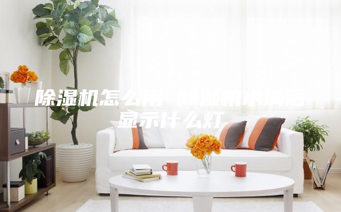 除湿机怎么用 除湿机水满后显示什么灯