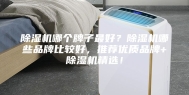 除湿机哪个牌子最好？除湿机哪些品牌比较好，推荐优质品牌+除湿机精选！