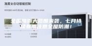 全国降雨大范围来袭，七月持续暴雨注意全屋防潮！