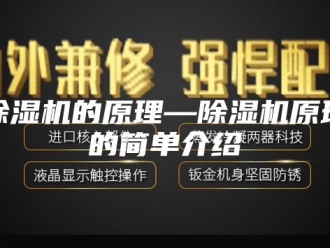 企业新闻除湿机的原理—除湿机原理的简单介绍