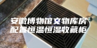 安徽博物馆文物库房配置恒温恒湿收藏柜