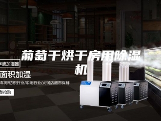 行业新闻葡萄干烘干房用除湿机