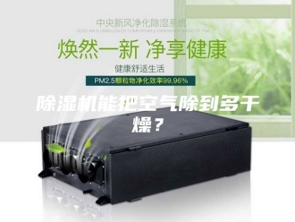 新闻资讯除湿机能把空气除到多干燥？