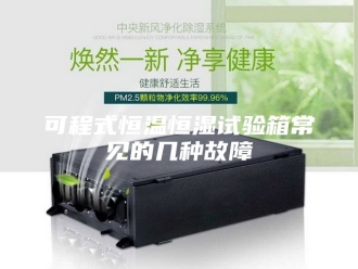 知识百科可程式恒温恒湿试验箱常见的几种故障