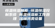 恒温恒湿展柜 恒温恒湿控制系统 恒温恒湿柜工作原理 深圳鸿奕设备