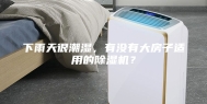 下雨天很潮湿，有没有大房子适用的除湿机？