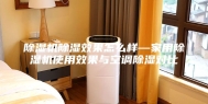 除湿机除湿效果怎么样—家用除湿机使用效果与空调除湿对比