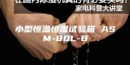 小型恒温恒湿试验箱 ASM-80L-B