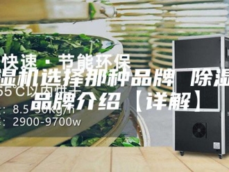 企业新闻除湿机选择那种品牌 除湿机品牌介绍【详解】