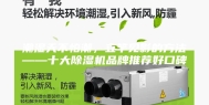 潮湿天不怕潮，立竿见影的方法——十大除湿机品牌推荐好口碑