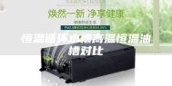 恒温循环水槽高温恒温油槽对比