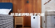 除湿机的负离子功能