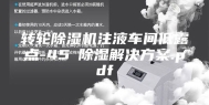 转轮除湿机注液车间低露点-45℃除湿解决方案.pdf