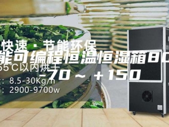 常见问题智能可编程恒温恒湿箱80升 -70～＋150℃