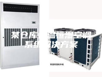 常见问题某仓库恒温恒湿空调系统解决方案