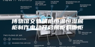 博物馆文物展柜恒温恒湿展柜制作电动开启展柜斜面柜