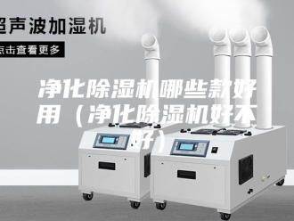 常见问题净化除湿机哪些款好用（净化除湿机好不好）
