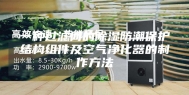 一种过滤网的除湿防潮保护结构组件及空气净化器的制作方法