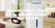 恒温恒湿空调系统工作原理是什么 恒温恒湿空调温度和湿度怎么控制
