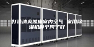 打造清爽健康室内空气 家用除湿机哪个牌子好