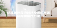 除湿机包装泡沫以及脚轮布置结构的制作方法