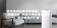 武汉吊顶式管道除湿机，游泳馆用抽湿机 除湿防潮设备安诗曼除湿机生产厂家