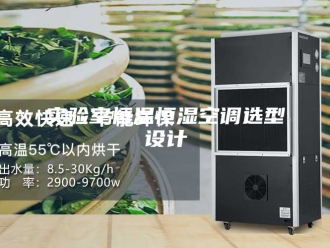 知识百科实验室恒温恒湿空调选型设计