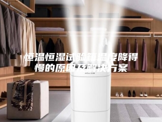 常见问题恒温恒湿试验箱温度降得慢的原因及解决方案