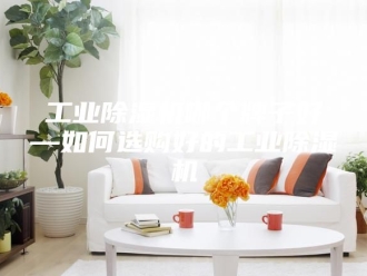 行业新闻工业除湿机哪个牌子好—如何选购好的工业除湿机